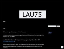 Tablet Screenshot of lau75.com